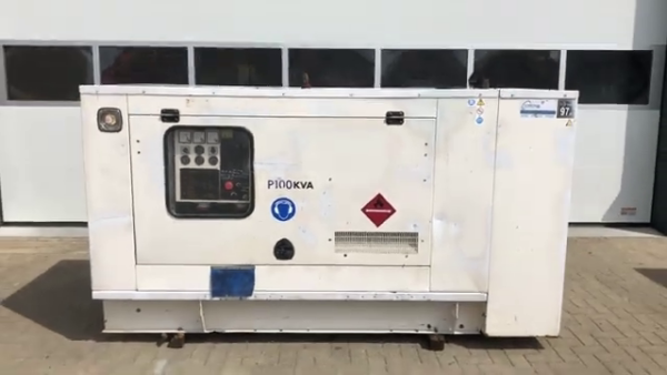 100kVA FG Wilson P100 Silent Diesel Generator Used